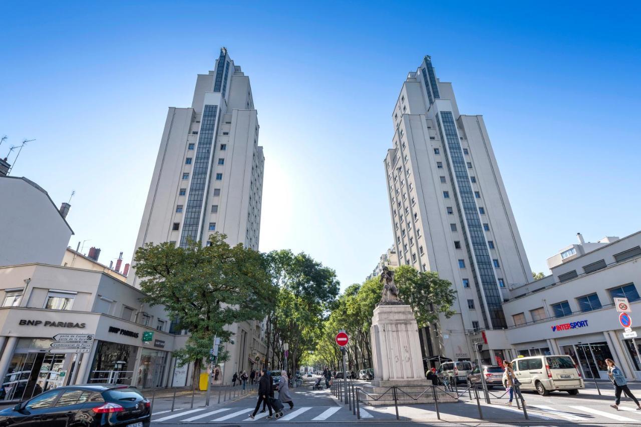 Appartement Entier - Le Mondrian - 1Ch Check-In 24H Villeurbanne Buitenkant foto